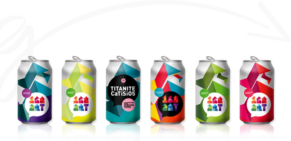Industrial beverage packaging design